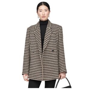 Anine Bing Kaia Blazer, houndstooth
